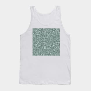 Abstract green and pink organic camo shapes Tank Top